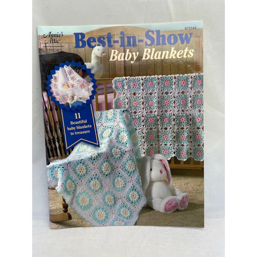 Best in Show Baby Blankets Crochet Annie's Attic Booklet 11 Patterns